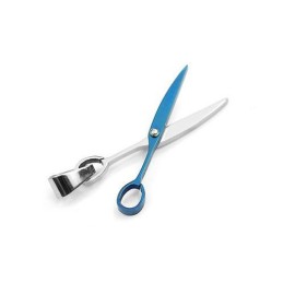 Blauwe Schaar Mode Titanium Hanger - Gratis Ketting