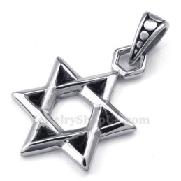 Titanium Geluksster Van David Hanger Ketting (Gratis Ketting)