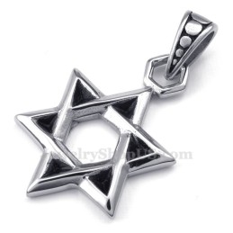 Titanium Geluksster Van David Hanger Ketting (Gratis Ketting)