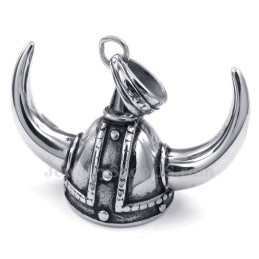 Titanium Hoorn Helm Hanger Ketting (Gratis Ketting)