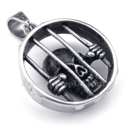 Schedel Titanium Hanger Ketting (Gratis Ketting)