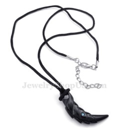 Zwarte Titanium Talon Hanger Ketting (Gratis Ketting)