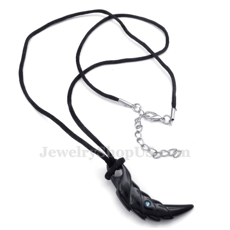 Zwarte Titanium Talon Hanger Ketting (Gratis Ketting) Zwarte Titanium Talon Hanger Ketting (Gratis Ketting)