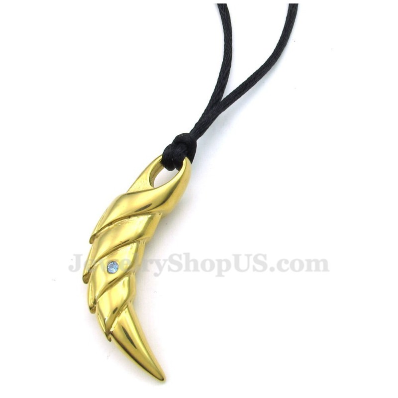 Gouden Titanium Talon Hanger Ketting (Gratis Ketting)
