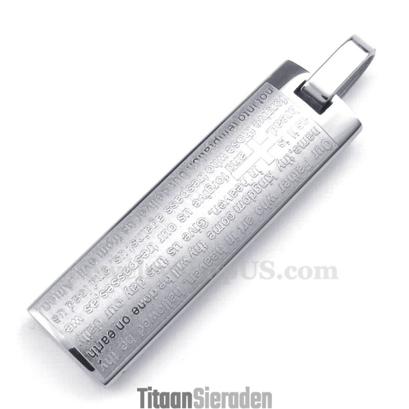 Titanium Hanger Met Engelse Bijbelkaarten (Gratis Ketting) Titanium Hanger Met Engelse Bijbelkaarten (Gratis Ketting)