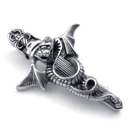 Zwaard Titanium Pterosaur Hanger Ketting (Gratis Ketting)