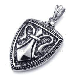 Titanium Schild Hanger Ketting (Gratis Ketting)