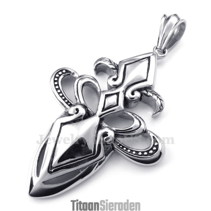 Herenmode Titanium Hanger Ketting (Gratis Ketting)
