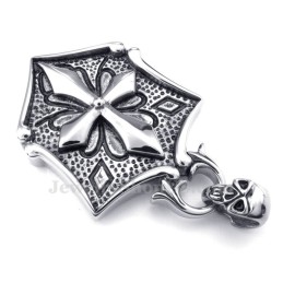Cross Cards Titanium Hanger Ketting (Gratis Ketting)