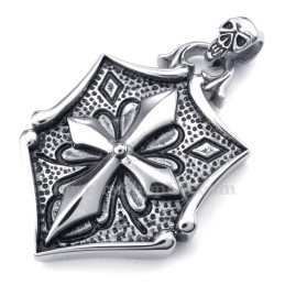 Cross Cards Titanium Hanger Ketting (Gratis Ketting)