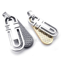 Titanium Koppelhanger Ketting (Gratis Ketting) (Één Paar)