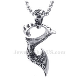 Elegante Titanium Hanger Ketting (Gratis Ketting)
