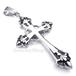 Titanium Loop Kruis Hanger Ketting (Gratis Ketting)