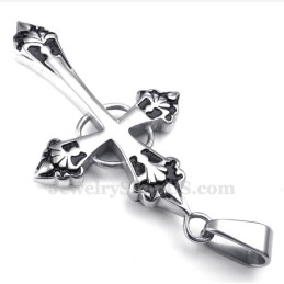 Titanium Loop Kruis Hanger Ketting (Gratis Ketting)