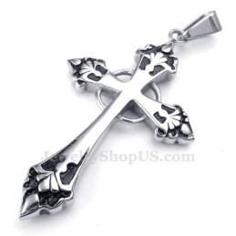 Titanium Loop Kruis Hanger Ketting (Gratis Ketting)