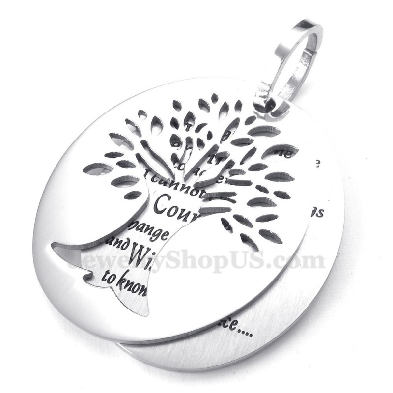 Titanium Levensboom Hanger Ketting (Gratis Ketting) Titanium Levensboom Hanger Ketting (Gratis Ketting)