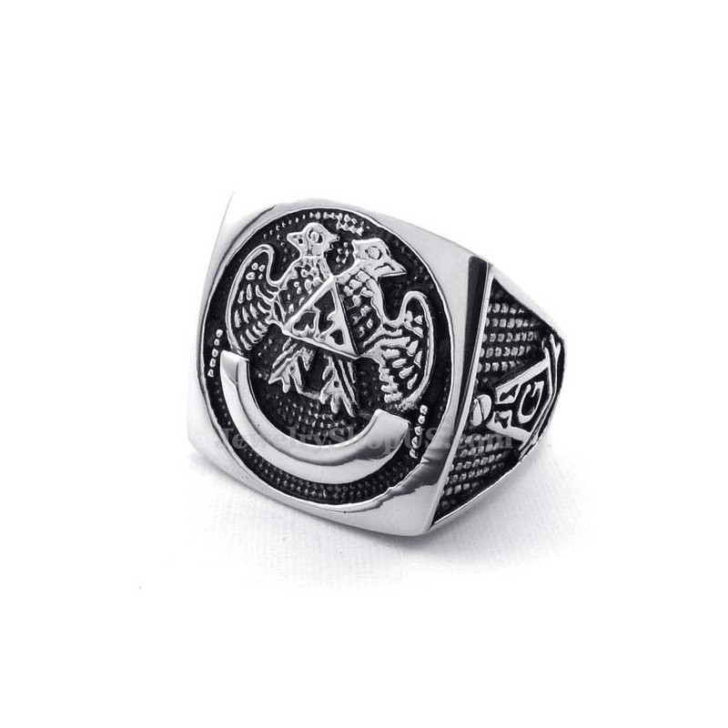 Titanium Vrijmetselaarsring Titanium Vrijmetselaarsring