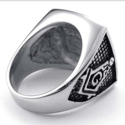 Titanium Vrijmetselaarsring