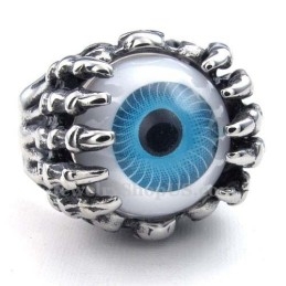 Titanium Blauwe Oogring