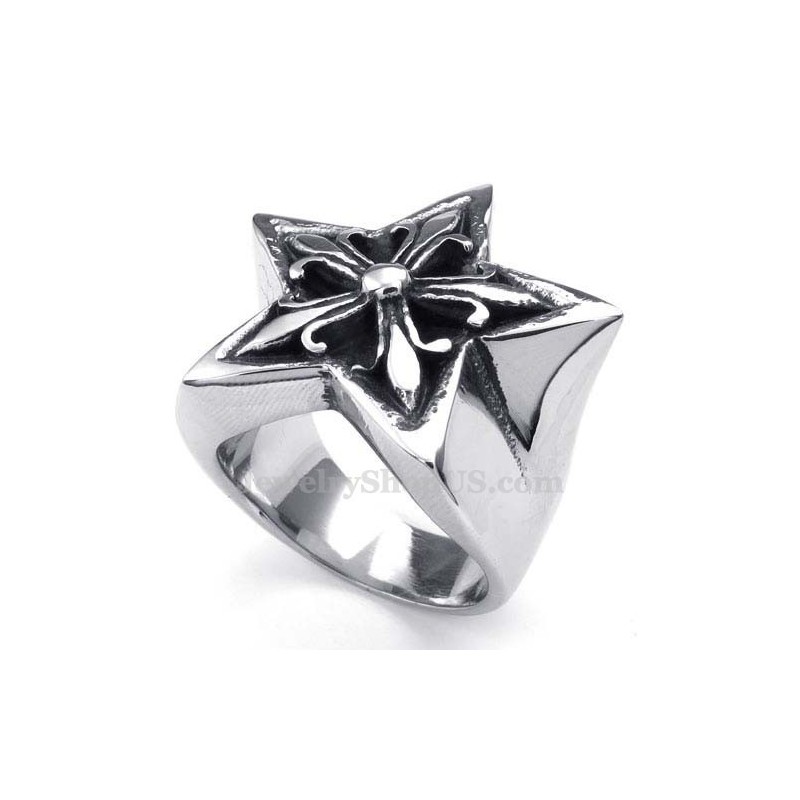 Titanium Vijfpuntige Sterring Titanium Vijfpuntige Sterring