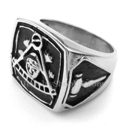 Titanium Vrijmetselaarsring