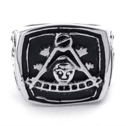Titanium Vrijmetselaarsring