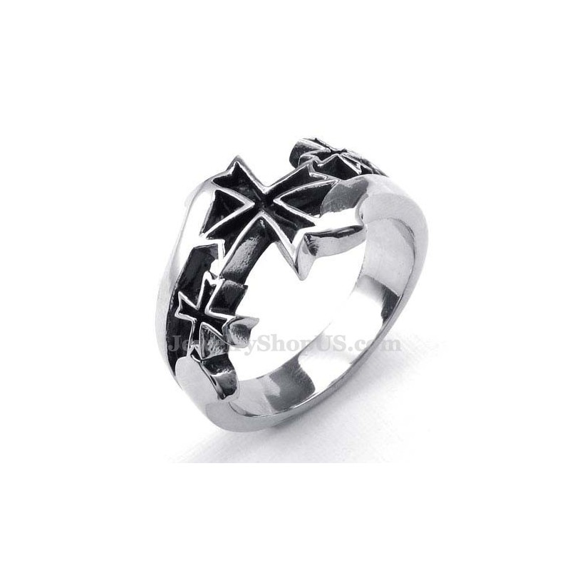 Titanium Kruisring Titanium Kruisring
