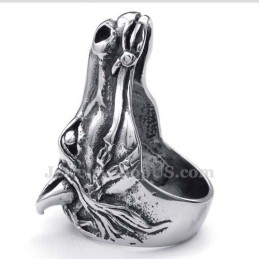 Titanium Paardenhoofd Ring