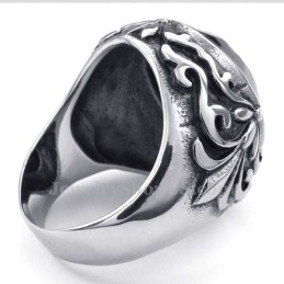 Titanium Rode Zirkoon Kruisring