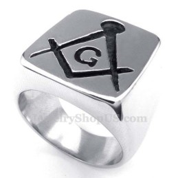 Titanium Vrijmetselaarsring