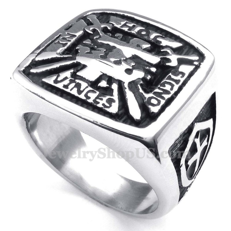 Titanium Vrijmetselaarsring Titanium Vrijmetselaarsring