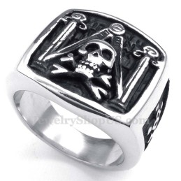 Titanium Vrijmetselaarsring