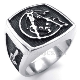 Titanium Vrijmetselaarsring