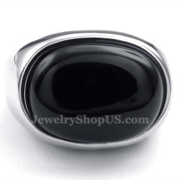 Titanium Agaat Ingelegde Ring