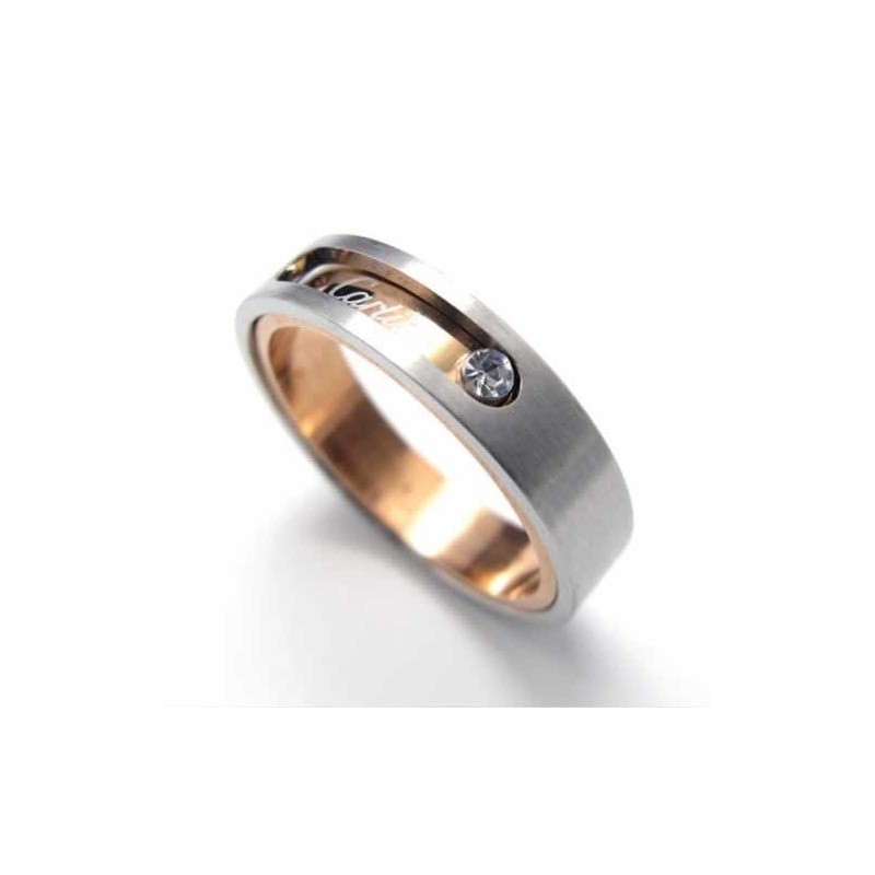 Diamanten Zetting 5 Mm Titanium Ingelegde Ring Diamanten Zetting 5 Mm Titanium Ingelegde Ring