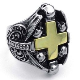 Titanium Schedelkruisring
