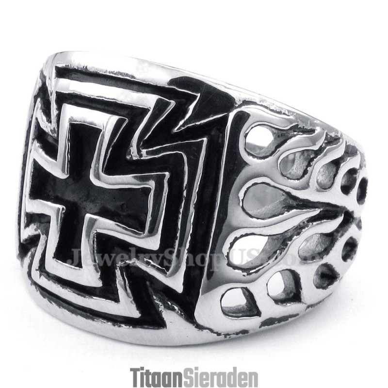 Titanium Kruisring