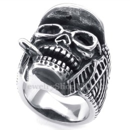 Titanium Baseballpet Schedelring