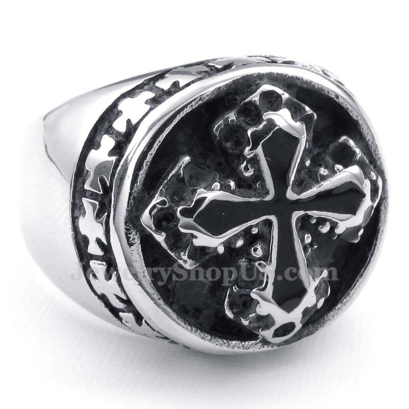 Titanium Kruisring Titanium Kruisring
