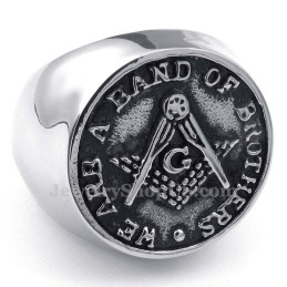 Titanium Vrijmetselaarsring