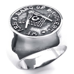 Titanium Vrijmetselaarsring