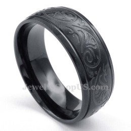 Zwarte Titanium Ronde Corrosiepatroonring