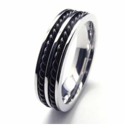 Titanium 5 Mm Twee Groeven Met Kettingbandring