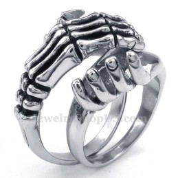 Titanium Handen Lovers Ring