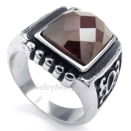 Rode Zirkoon Titanium Ring