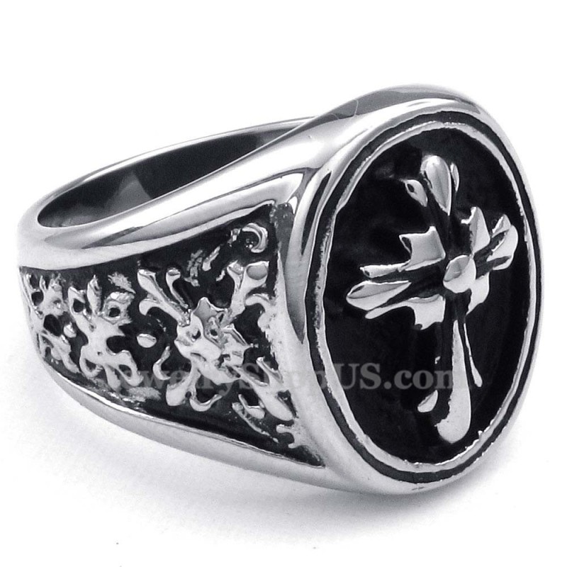 Titanium Kruisring Titanium Kruisring