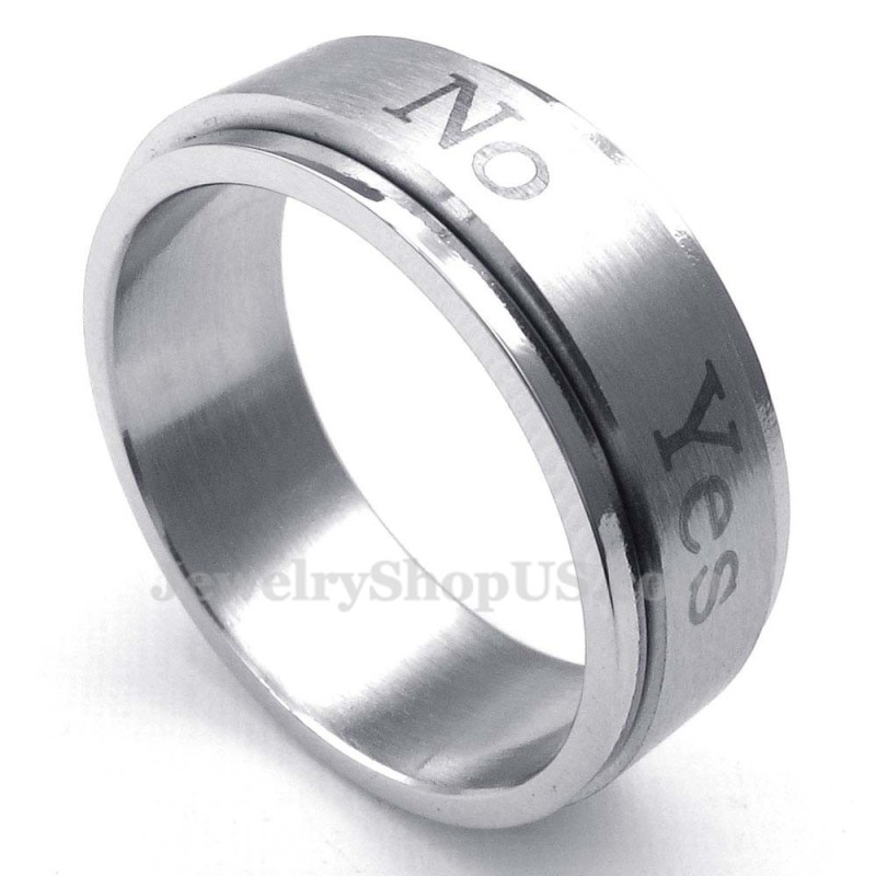 Ja Neetitanium Ring (Draaibaar)