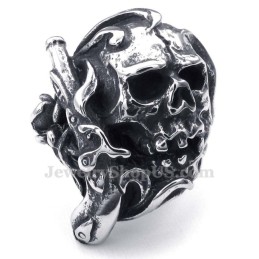 Titanium Geweer Schedelring