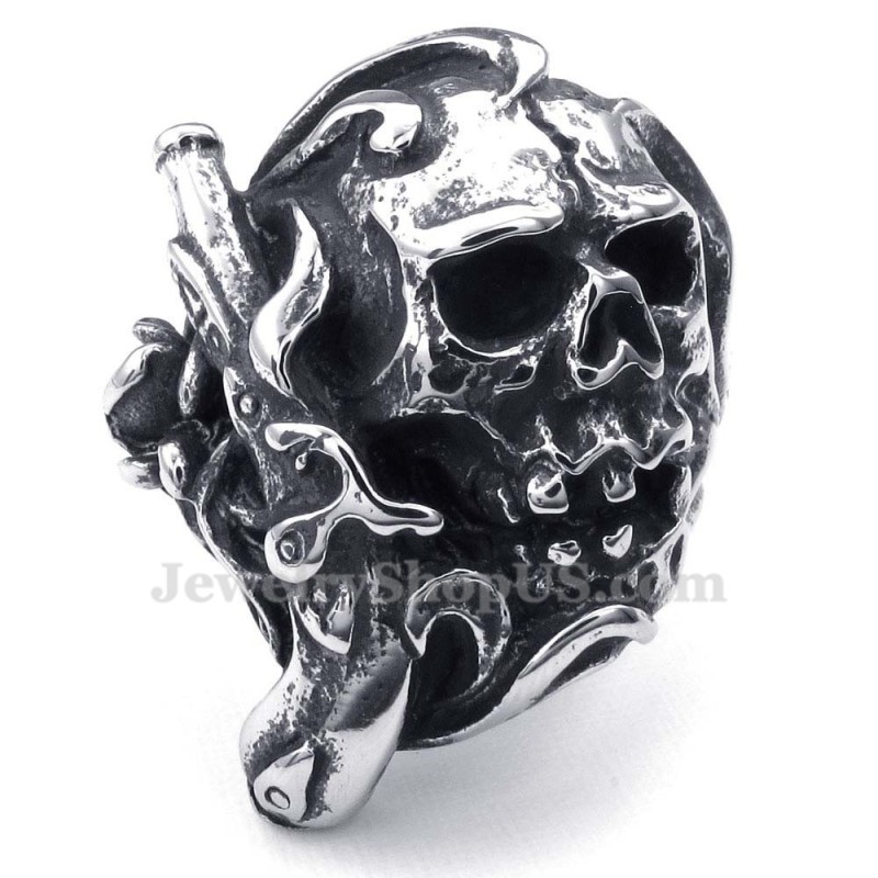 Titanium Geweer Schedelring Titanium Geweer Schedelring