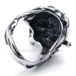 Titanium Geweer Schedelring